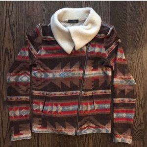 Ralph Lauren Sherpa lined zip up